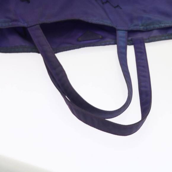 PRADA robot Tote Bag Nylon Purple Auth th4114 - Picture 7 of 16